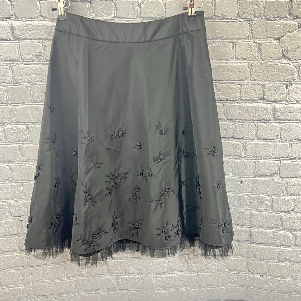 Josephine Chaus  Black Dressy Formal Skirt Size 10‎